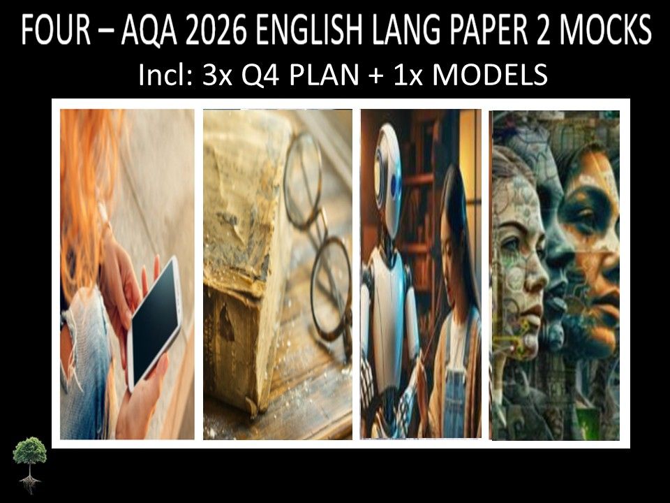 FOUR - AQA PAPER 2 | 2026 FULL MOCKS | Q4 PLAN | MODELS