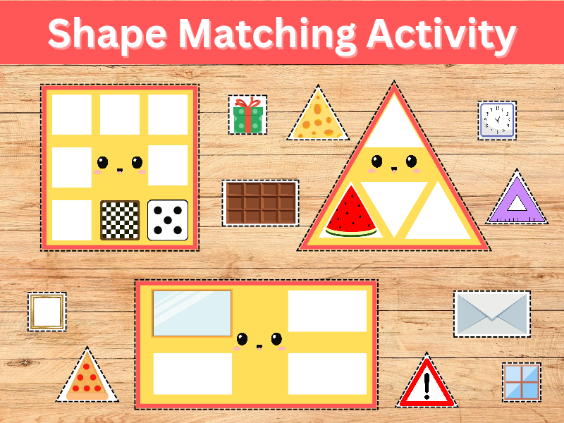Shape Matching Activity | Fun Shape Sorting Game for Preschool