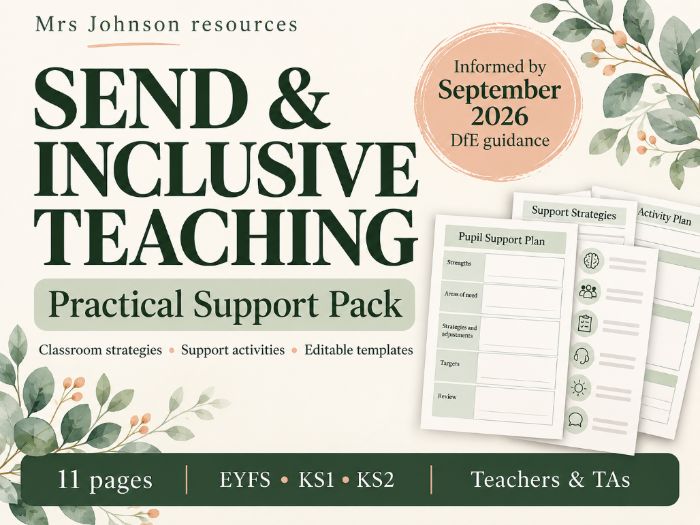 SEND Inclusive Teaching Support Pack (September 2026 Guidance)