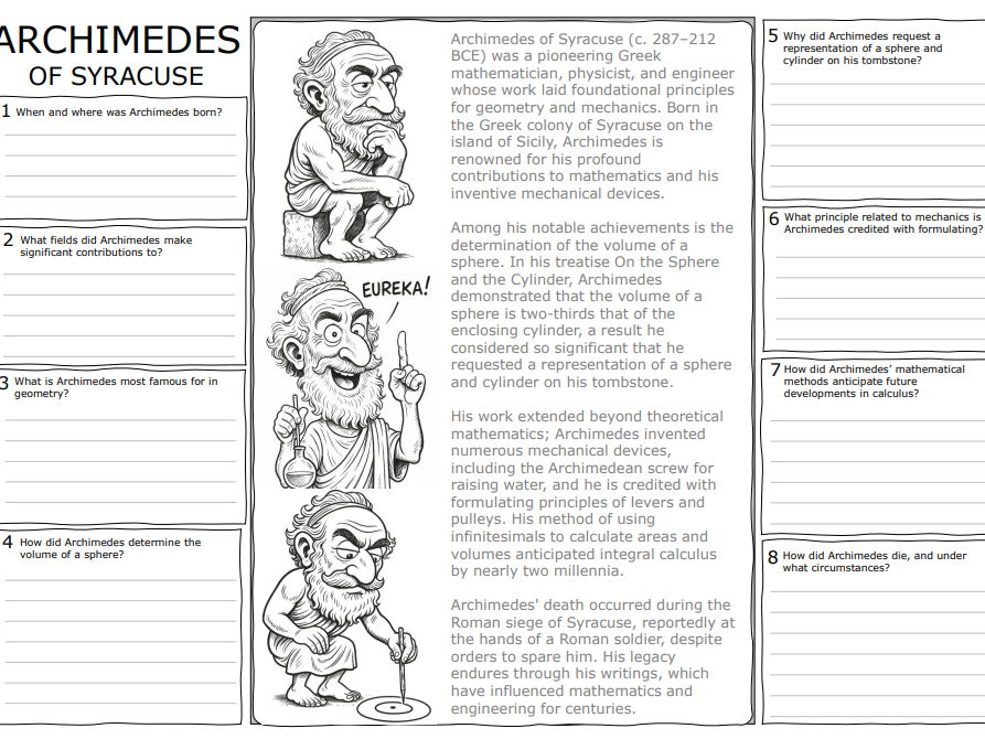Maths through the Ages - Archimedes