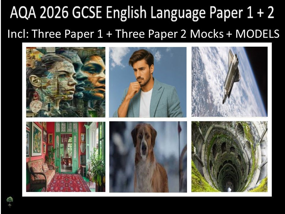 Six AQA 2026 GCSE English Language Paper 1 & 2 Mocks | Models