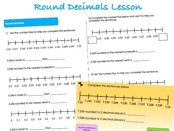 Year 6 Decimals - Round Decimals Lesson