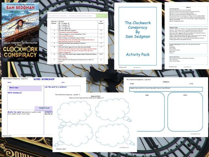 The Clockwork Conspiracy Activity Pack and resources