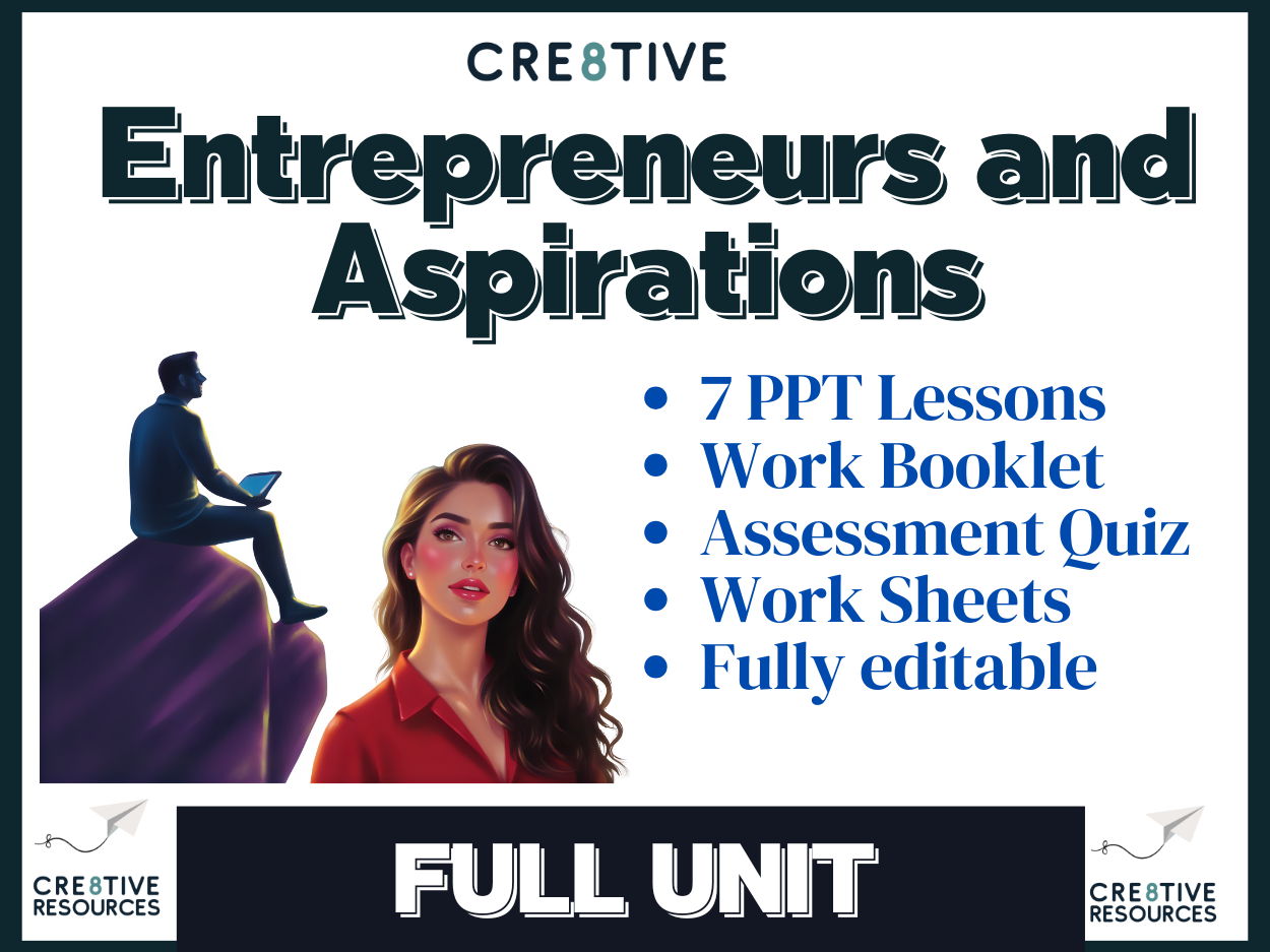 Entrepreneurs & Aspirations – Full Unit (Careers Education / Personal Development)