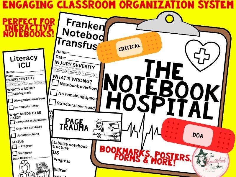 The Notebook Hospital: Interactive Notebook Repair & Classroom Management