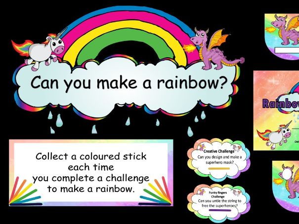 Rainbow Challenge Display for Continuous Provision