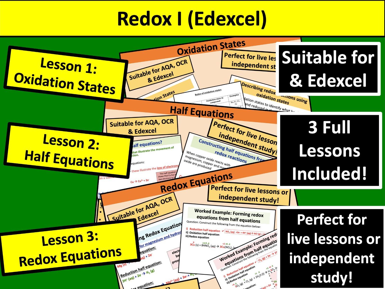 Redox I (Edexcel)