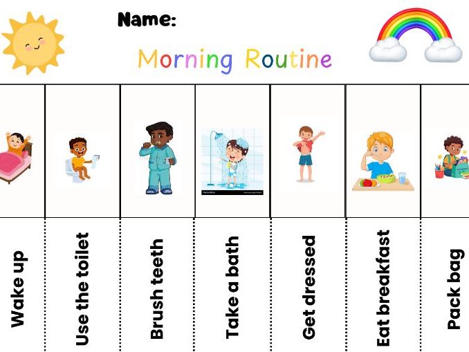 Daily Routine Visual Schedule Pack | Autism, SEN & Early Years