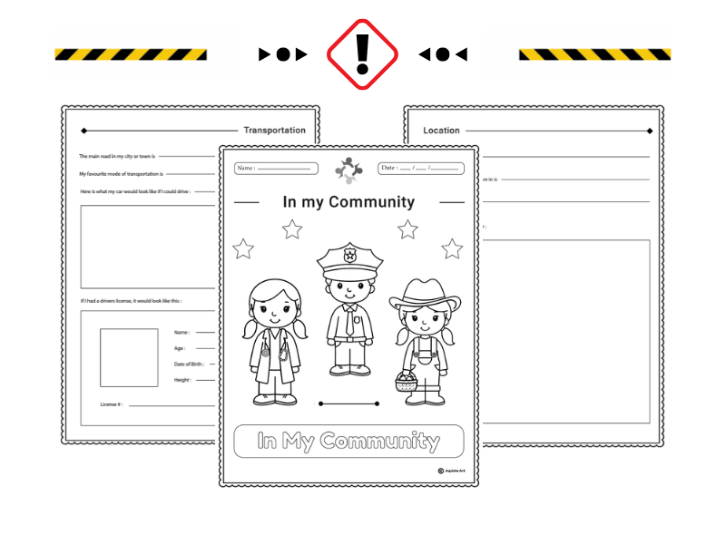 In My Community Writing Activities : Community Exploration Activity ...