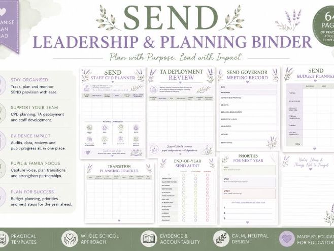 SENCO Annual Planner 2026–2027 | SEND Calendar and Toolkit