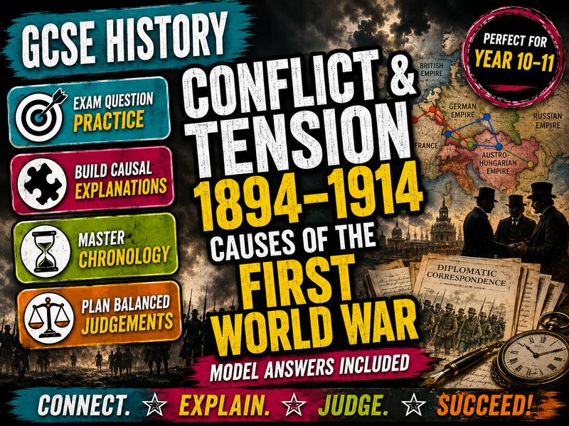 GCSE History - Conflict and Tension 1894-1914