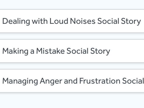 Emotional Regulation and Wellbeing Social Story Bundle