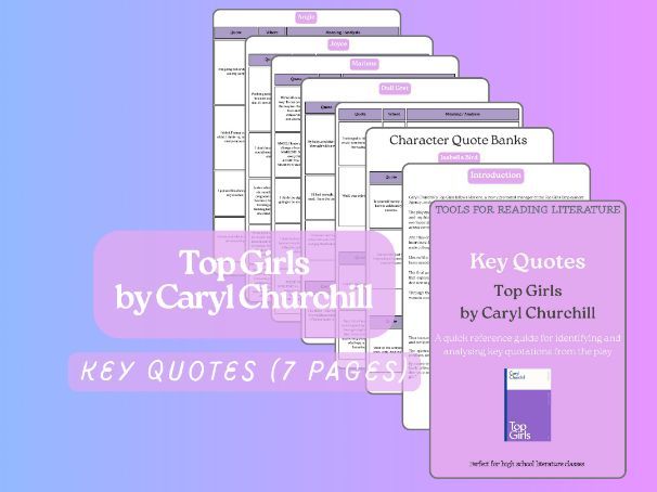 Top Girls: The Ultimate Character Quote Bank