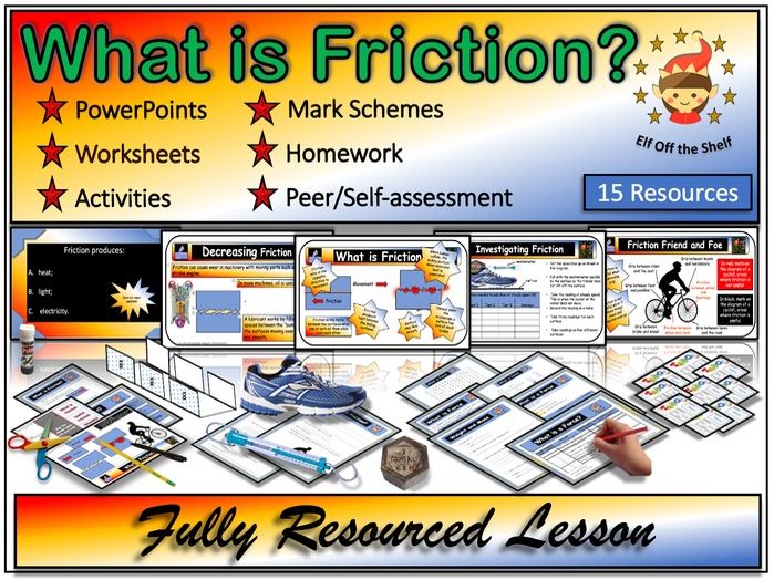 Forces - What is Friction? Fully Resourced Lesson KS3