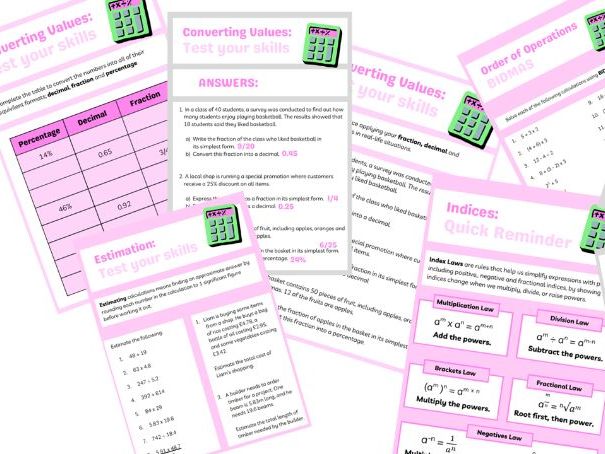 Year 11 Edexcel GCSE Foundation Maths Revision PPT (Number Paper 1 Topics)