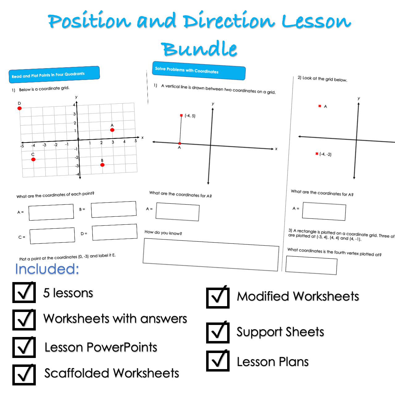 Year 6 Position and Direction Complete Unit