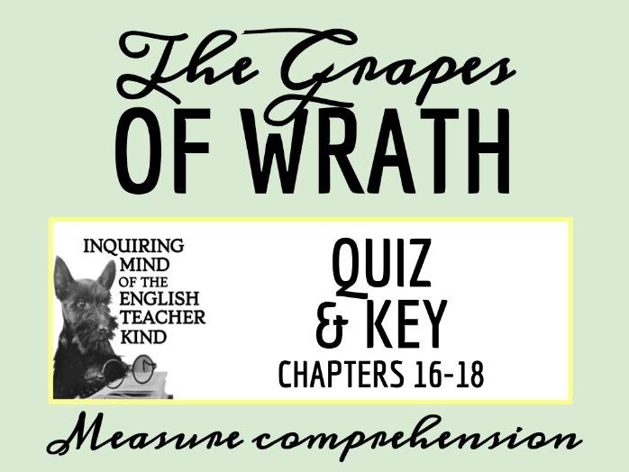 The Grapes of Wrath Assessment Bundle Teaching Resources