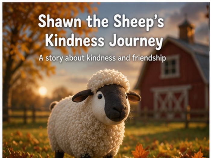 Shawn the Sheep's Kindness Journey Sensory story