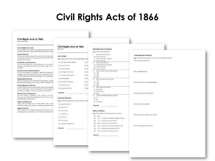 Civil Rights Act Of 1866 Summary – HXYIMD