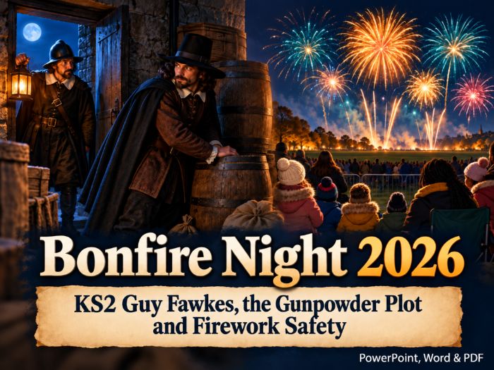 Bonfire Night 2026 KS2 Guy Fawkes Activities
