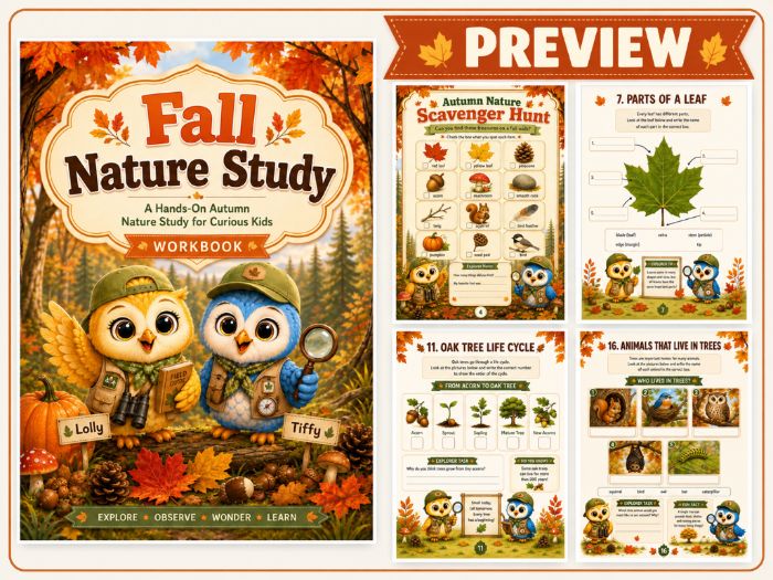 Autumn Nature Study Activity Pack | KS1