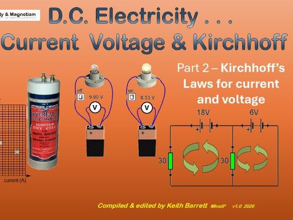 Kirchhoff's Laws & Loops (NCEA PHY 3-6)