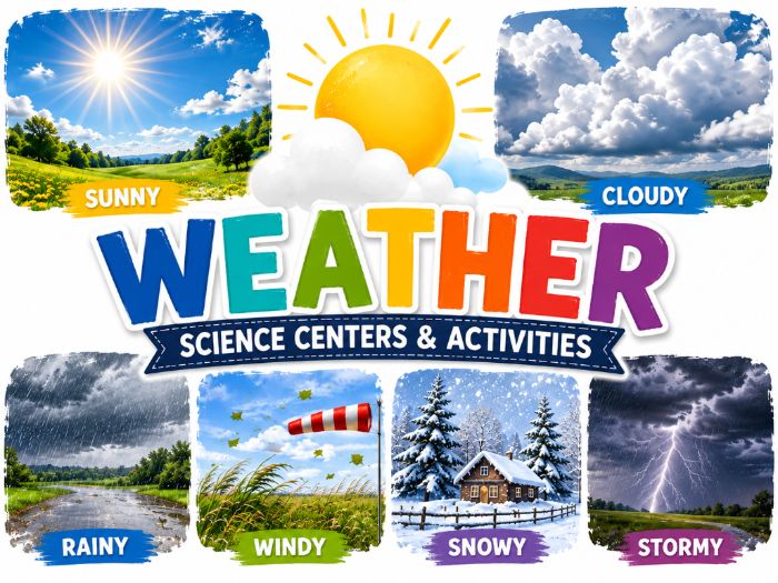 Weather Science Centers & Activities | Weather Worksheets Kindergarten–2nd Grade