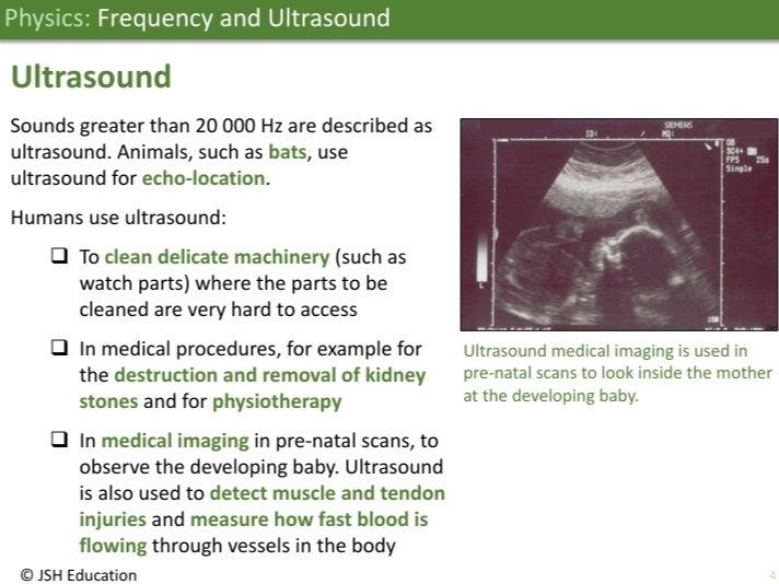 KS3 Physics: Frequency and Ultrasound