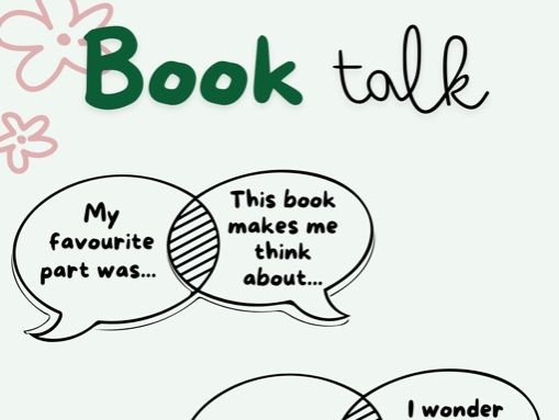 Book Talk Display Poster