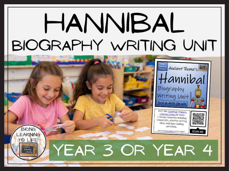 Hannibal Biography Writing Unit | Year 3 or Year 4