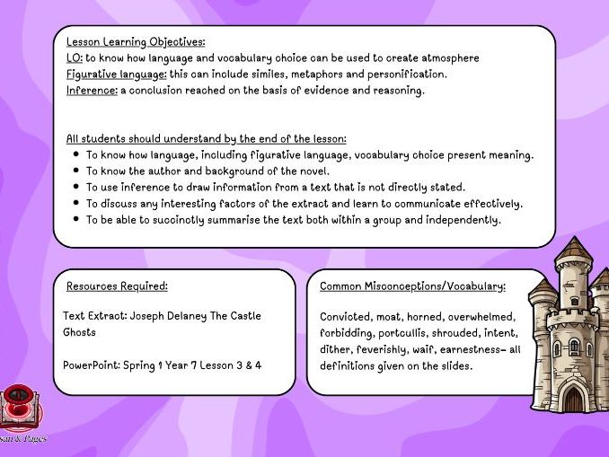 KS3 Whole-Class Reading - Spring 1 (Lessons 3 and 4)