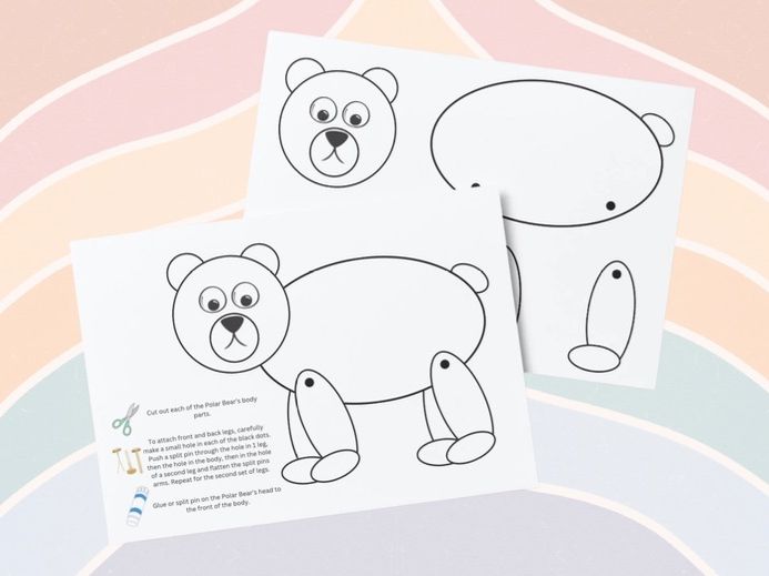 Split Pin Polar Bear