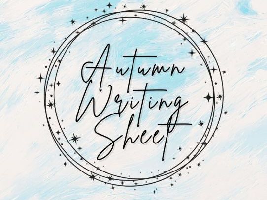 Autumn Writing Sheet