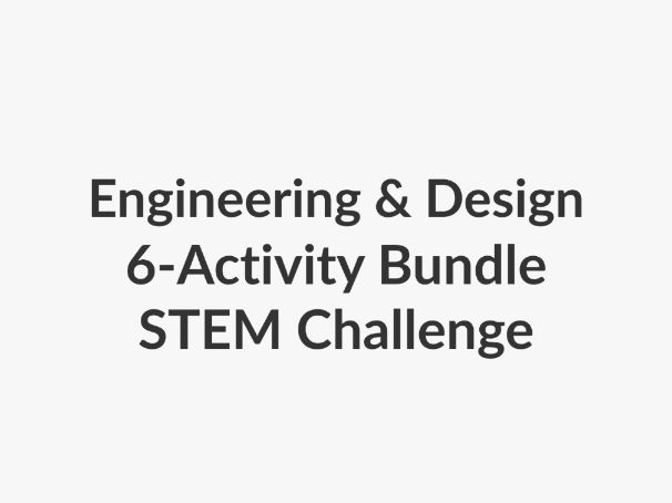 Engineering and Physical Design STEM Challenges