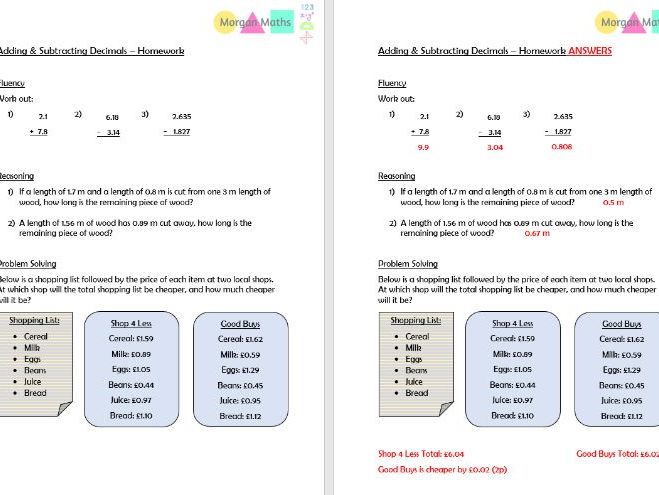 Addition worksheets picture