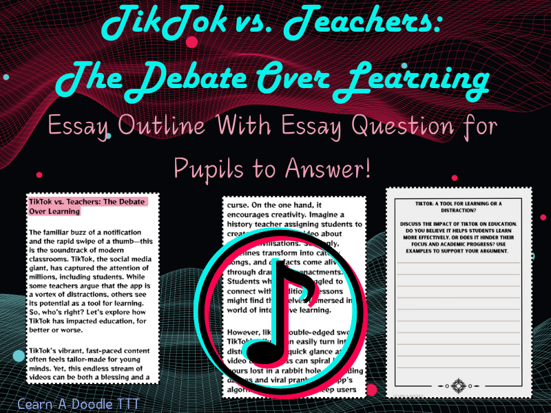 TikTok vs. Teachers: Top Essay Outline With Writing Question Pages for Pupils!