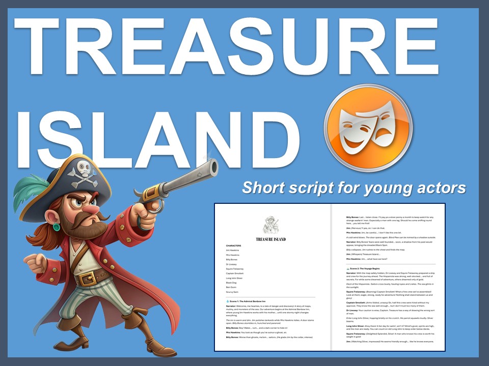 Treasure Island: Short script for young actors