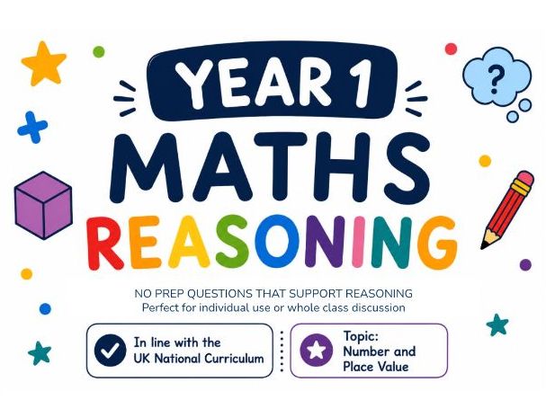 Year 1 Reasoning Questions - Place Value