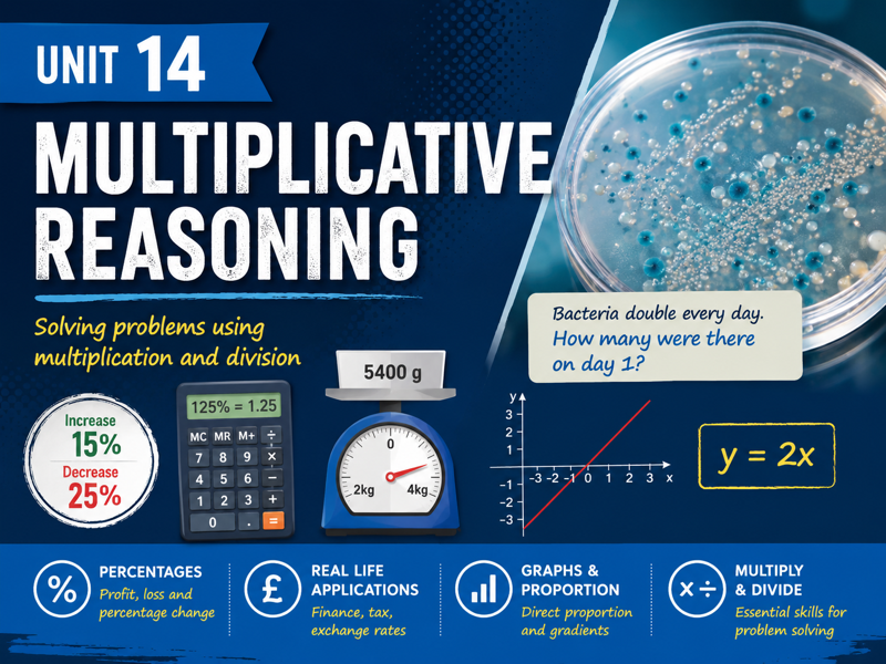 14 - Multiplicative Reasoning Teacher Pack - FOUNDATION Maths GCSE Pearson Edexcel