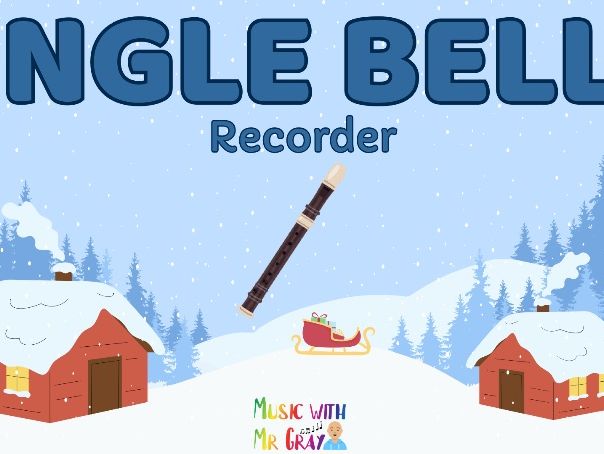 Recorder play along - Jingle bells (Melody and Duet)