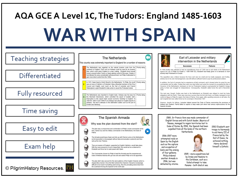 Elizabeth I and the War with Spain | AQA A Level History