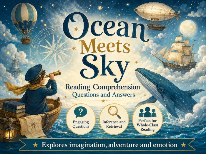 Ocean Meets Sky - Comprehension - LKS2