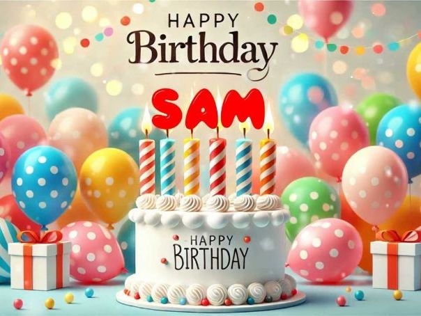 "Sam's Birthday Countdown"
