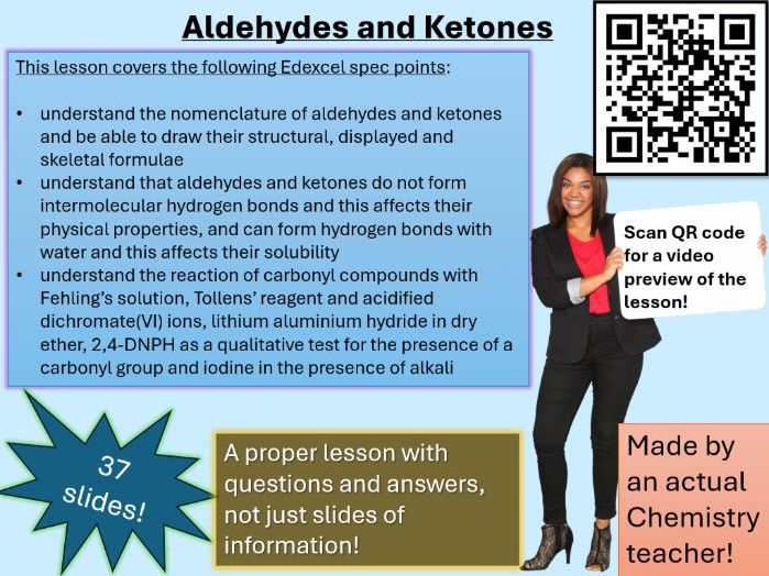 Carbonyl Compounds | Aldehydes and Ketones (scan for video preview)