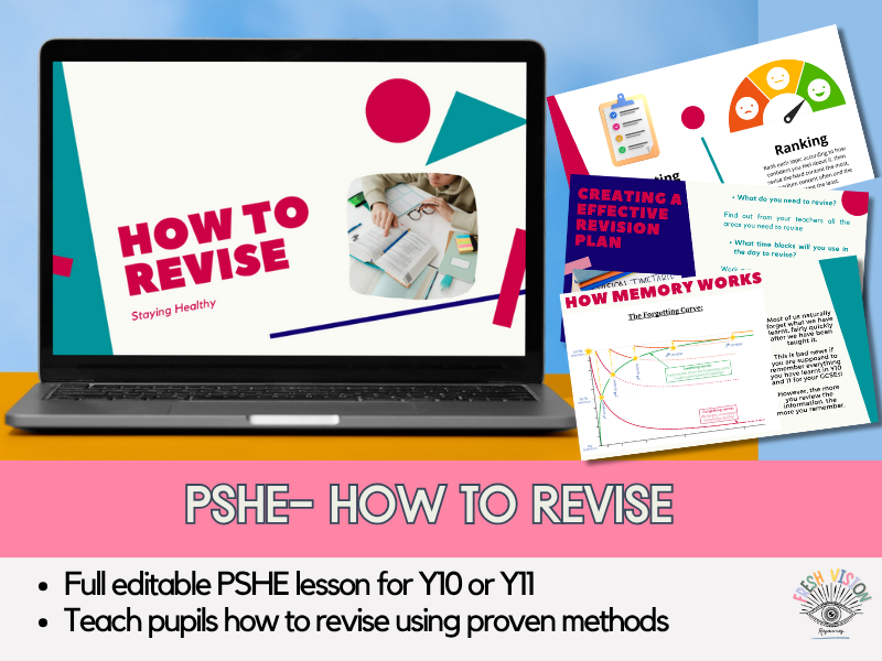 PSHE Lesson- How to Revise