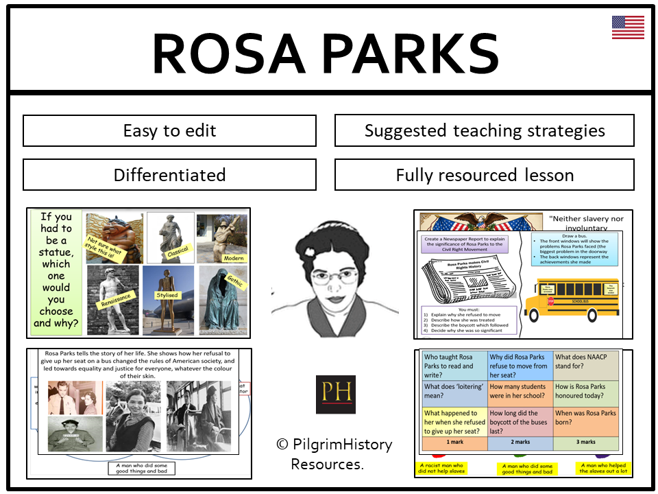 KS3 American Civil Rights: Rosa Parks and the Montgomery Bus Boycott