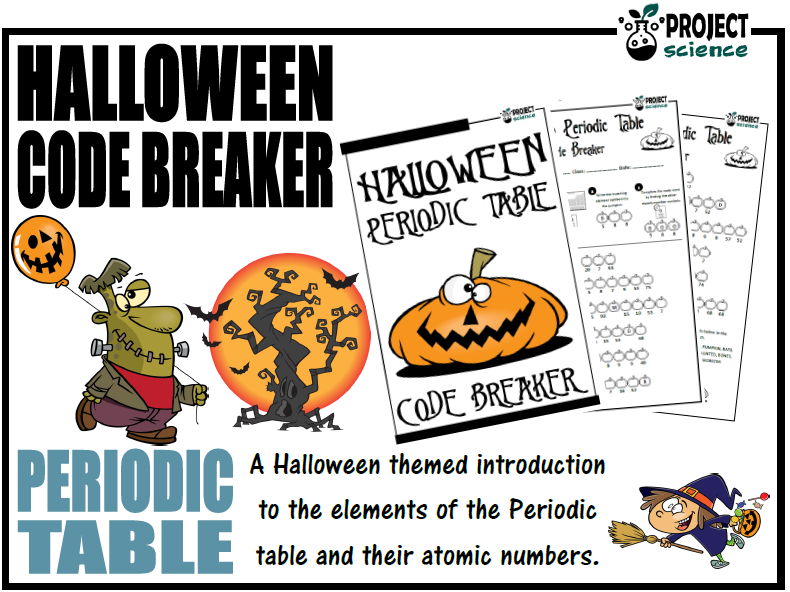 Periodic Table Halloween Code Breaker