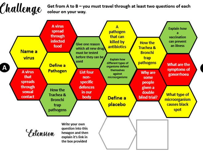 Infection hexagons