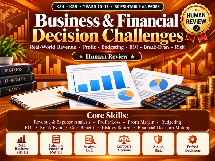 Business & Financial Decision-Making Challenges | KS4–KS5 | Financial Literacy