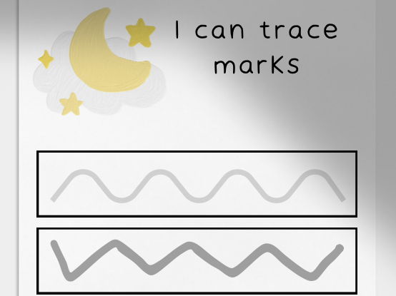 EYFS Reusable Mark Making Tracing Sheet